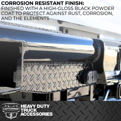 CATTLEMAN REAR BUMPER - 7' WITH SENSORS - 4235S
