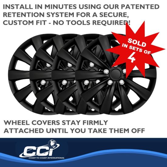 COAST2COAST WC 11-13 COROLLA BLK 16' 10 SPK - 103816BLK
