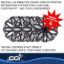 COAST2COAST WC 10 U SPOKE  SIL/BLK   15' SET 4 - 105115SB