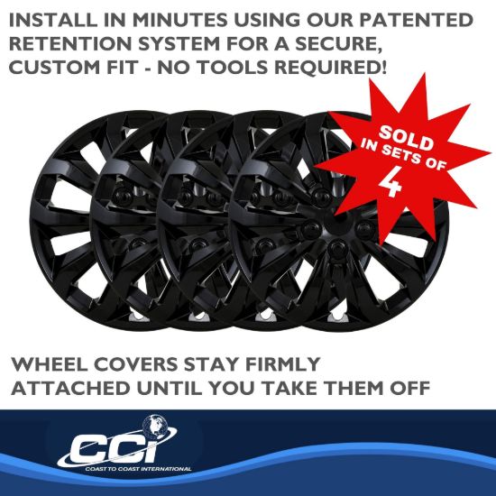 COAST2COAST WC 10  SPOKE  GL BLK 14'  SET 4 - 106114BLK