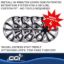 COAST2COAST WC 10 SPOKE  SIL/BLK 15'  SET OF 4 - 106115SB