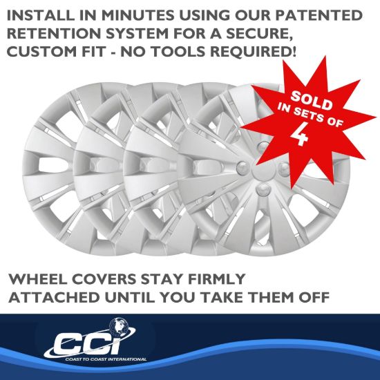 COAST2COAST WC 12-14 YARIS SILVR 15' 8 SPLT SPK - 50915S