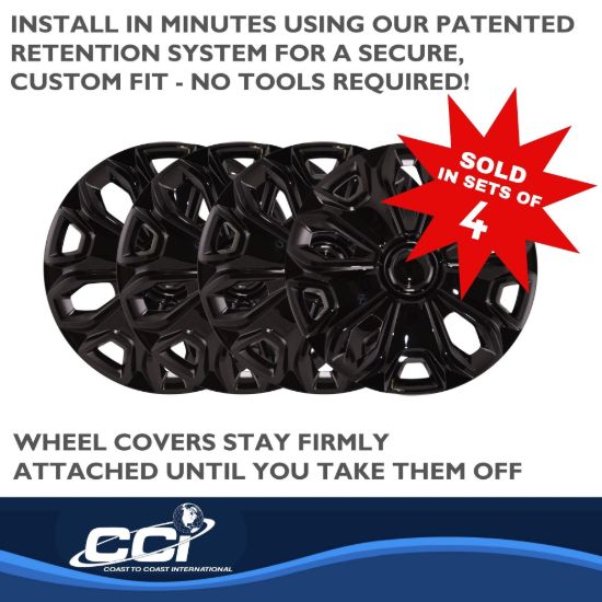 COAST2COAST WC 15-24 TRANSIT BLK 16' 5 Y SPK - 51216BLK