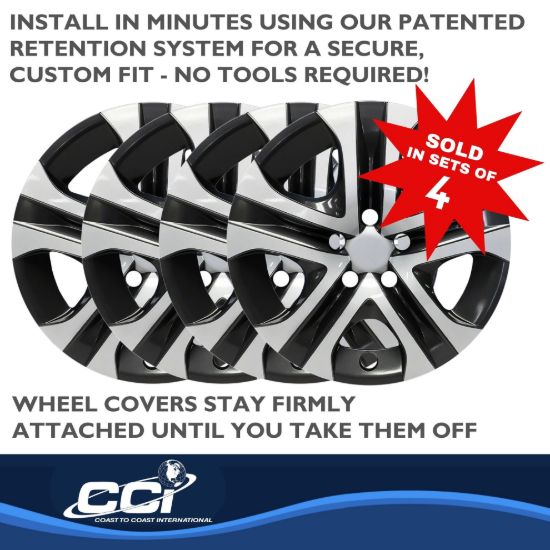 COAST2COAST WC 13-18 RAV4 SILV/BLK 17' 5 SPK - 51817SB