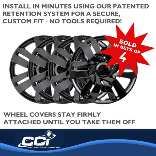 COAST2COAST WC 15-17 FIT BLK 15' 6 DBL SPK - 53415BLK