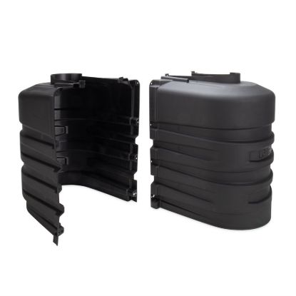 CAMCO PROPANE TANK COVER  DOUBLE 30LB  BL - 50512