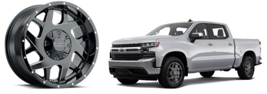 CARLSTAR BLACK ROCK FURY II ALUM. WHEEL - 1722400731