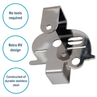 CAMCO LIBATC-CABINET TOWEL HANGER  2/PK - 53382