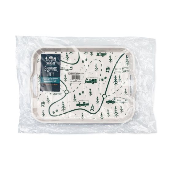 CAMCO LIBATC - MELAMINE TRAY  MAP DESIGN - 53488