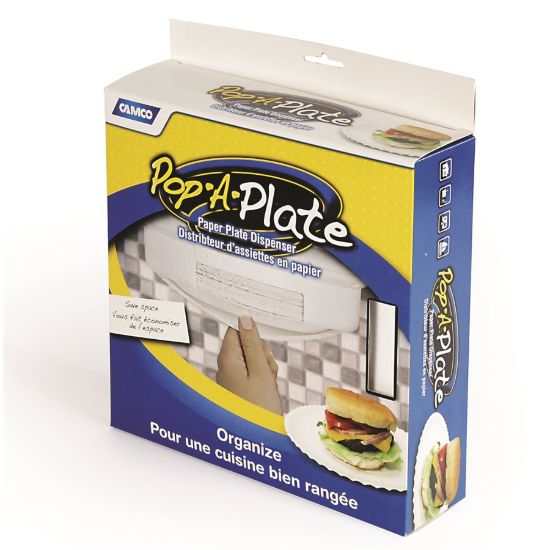 CAMCO POP-A-PLATE WHITE - 57001