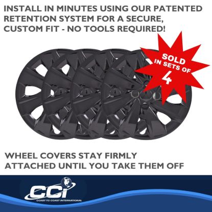 COAST2COAST WC 18-20 KIA RIO GL BK 15' SET OF 4 - 54915BLK