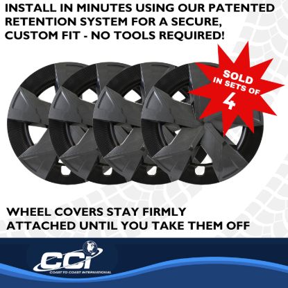 COAST2COAST WC 23-25 PRIUS LE CHARCOAL BLK 17' - 56317CB