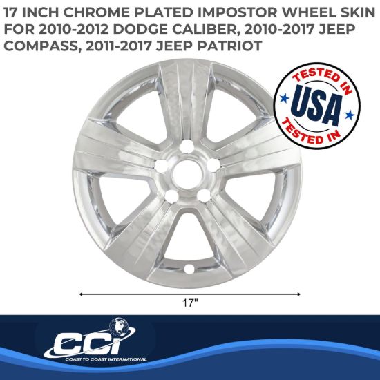 COAST2COAST WS 11-17 PATRIOT CHRM 17' 5 SPOKE - IMP373X