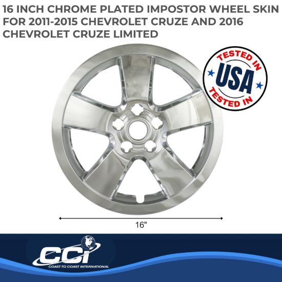 COAST2COAST WS 11-15 CRUZE CHRM 16' 5 SPOKE - IMP375X