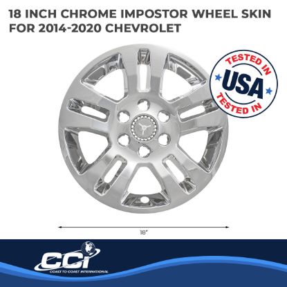 COAST2COAST WS 14-20 SLVRDO CHRM 18' 5 SPOKE - IMP377XN