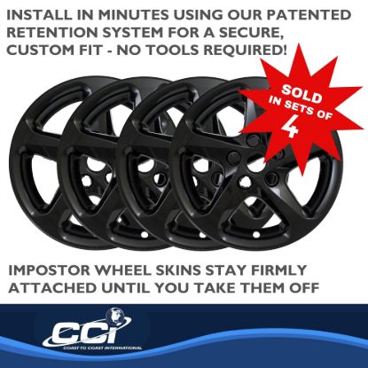 COAST2COAST WS 16-18 MALIBU GL BK 16' 5 SPOKE - IMP394BLK