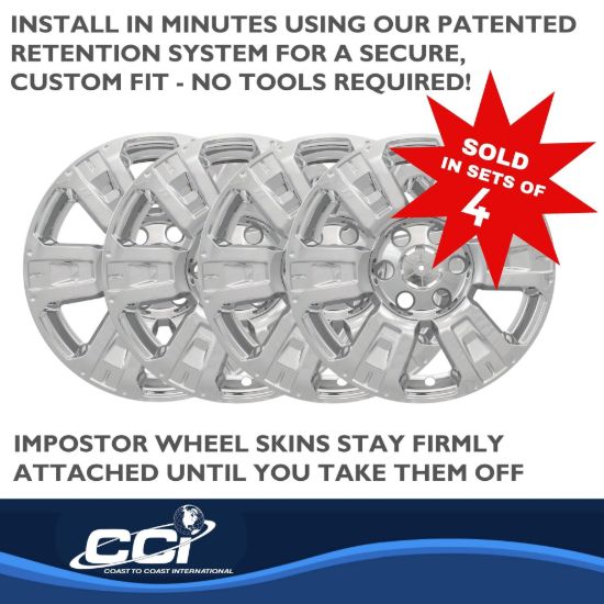 COAST2COAST WS 16-19 TITAN CHRM BK 18' 6 SPOKE - IMP403X