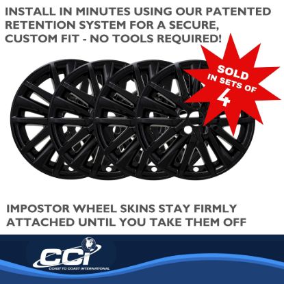 COAST2COAST WS 21-24 CAMRY GL BK 18' 15 SPOKE - IMP480BLK