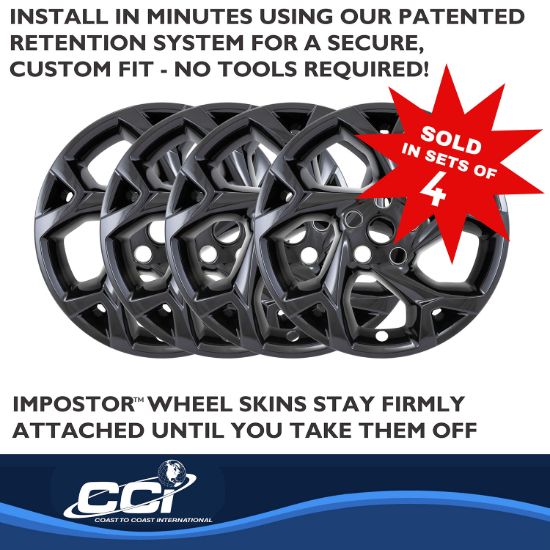 COAST2COAST IMP 24-25 TRAX GL BLK 17' SET OF 4 - IMP509BLK