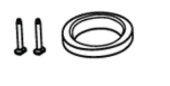 DAVE CARTER TH28971 CLOSET BOLT KIT WHITE - 50015