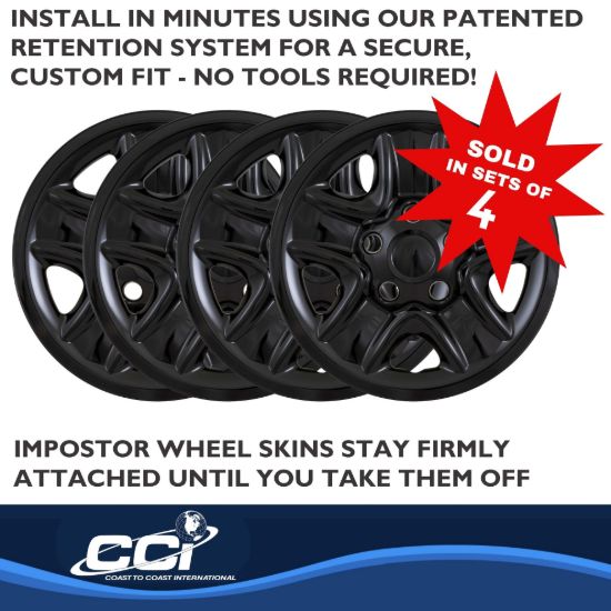 COAST2COAST WS 07-21 TUNDRA GL BK 18' 5 SPOKE - IMP77BLKN