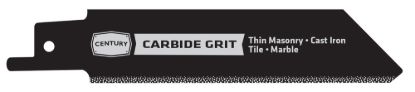 CENTURY DRIL 4' CARBIDE GRIT RECIP CD - CASE PAC - 07854
