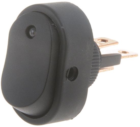 DORMAN ROCKER OBLG LED BLK/BLUE - 84841