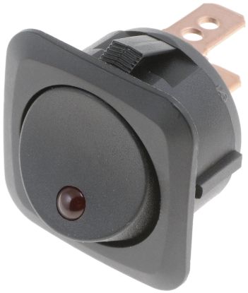 DORMAN ROCKER RD LED BLACK/RED - 84880