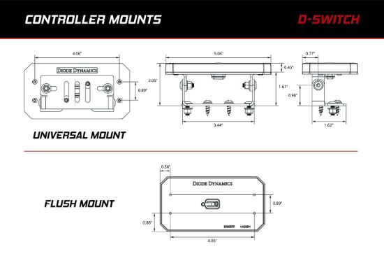 DIODE DYNAMC D-SWITCH 8 BUTTON CONTROLLER KIT - DD8373