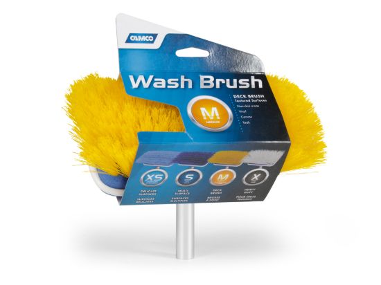 CAMCO MARINE BRUSH ATTACHMENT  MEDIUM  YELLOW (E - 41924