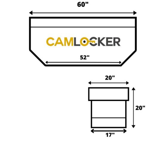 CAMLOCKER CAM/RV-60 BEVEL MATTE - RV60BLMB