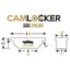 CAMLOCKER CAM/S-60 LP BL MATTE - S60LPBLMB