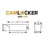 CAMLOCKER CAM/SMB-48 MATTE - SMB48MB