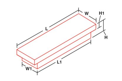 DEE ZEE BT/TB NARROW CROSSOVER TOOLBOX - M - DZ6163N