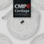 CMP GROUP 1/2IN-25FT DBLBRD CMP DOCKLINE WHT - CDL1225WH