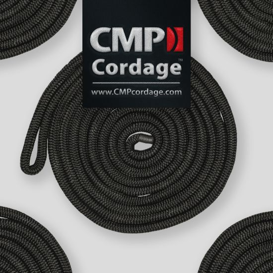 CMP GROUP 3/4IN-25FT DBLBRD CMP DOCKLINE BLK - CDL3425BK