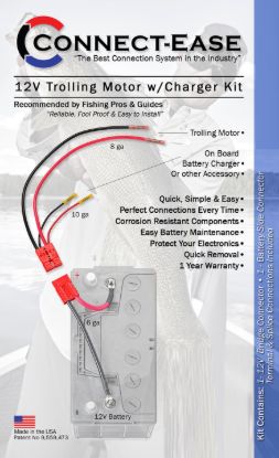 CONNECT EASE 12 VOLT TROLLING MOTOR CO - RCE12VBCHK