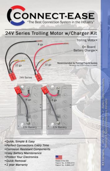 CONNECT EASE 24 VOLT SERIES TROLLING M - RCE24VBCHK