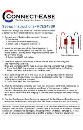 CONNECT EASE 24 VOLT SERIES STANDARD T - RCE24VBK