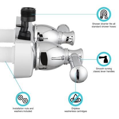 DURA FAUCET SHOWER FAUCET CHR POL - DFSA100LCP