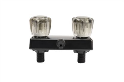 DURA FAUCET RV SHOWER FAUCET W/SMOKED ACRYLIC K - DFSA100SBK