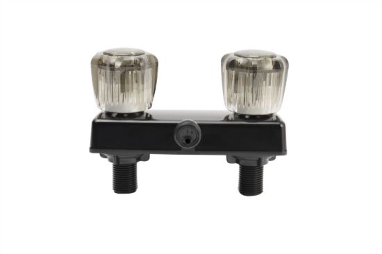 DURA FAUCET RV SHOWER FAUCET W/SMOKED ACRYLIC K - DFSA100SBK