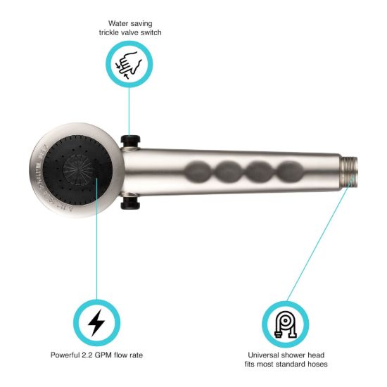 DURA FAUCET HAND HELD SHWR WND NICKEL - DFSA135SN