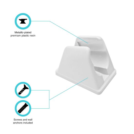 DURA FAUCET SHOWER WAND BRACKET - DFSA156WT