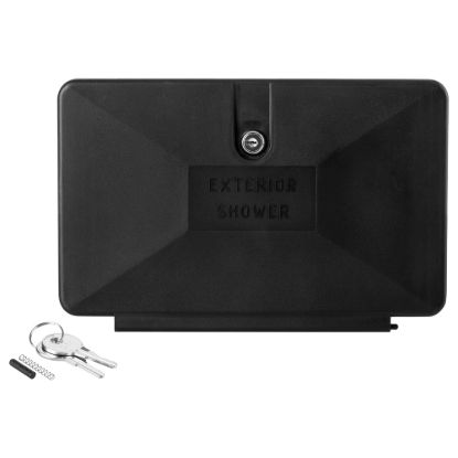 DURA FAUCET RV EXTERIOR SHOWER BOX DOOR ONLY - - DFSA170DBK