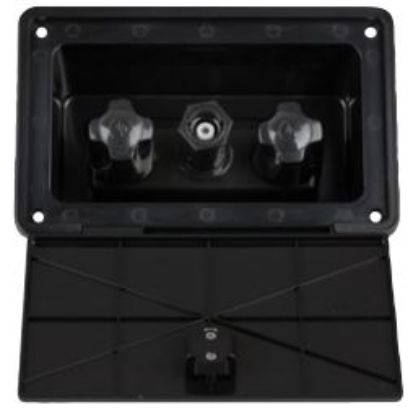 DURA FAUCET EXTERIOR SPRAY BOX - WHT - DFSA185WT