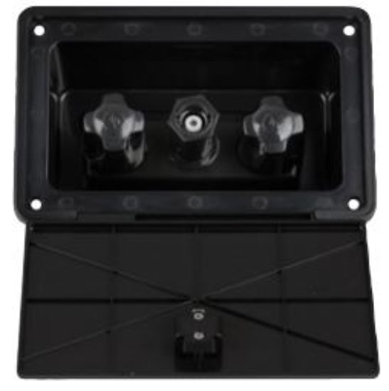 DURA FAUCET EXTERIOR SPRAY BOX - WHT - DFSA185WT