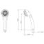 DURA FAUCET HAND HELD SHW BSN - DFSA400SN