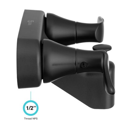 DURA FAUCET BATH TUB  & SHOWER MATTE BLACK - FSA110LHMB
