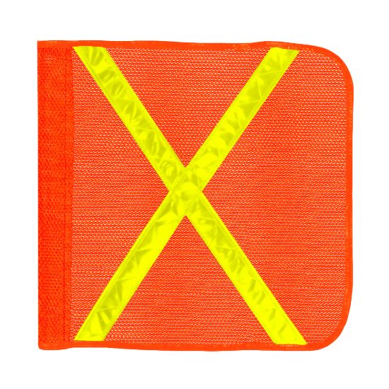 DRIVER IND. HEAVY DUTY ORANGE MESH SAFETY FLAG - FLAG16OXY